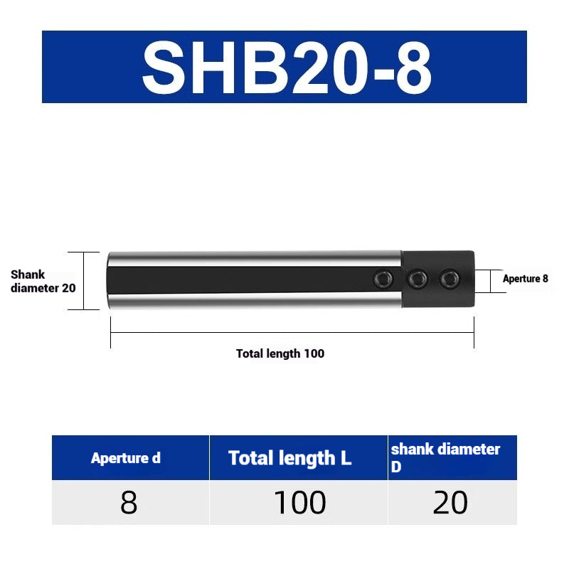 1130-MUR Small Bore Bore Cutter Small Bore Boring Bar Integral Tungsten Carbide SBUR6 90 Degree Flat Bottom Small Bore Bore Cutter Shandong Denso Pricision Tools Co.,Ltd.